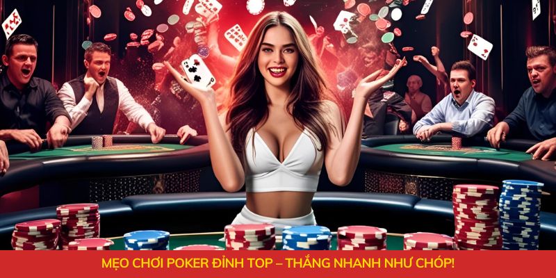Mẹo chơi poker đỉnh top - thắng nhanh như chóp!